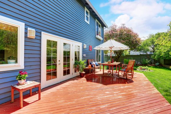 Blue Siding Installation in Waterloo